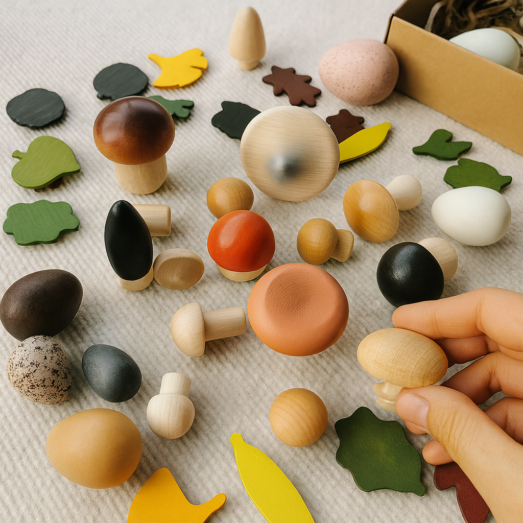 Nature Play Essentials – Wooden Parts Set