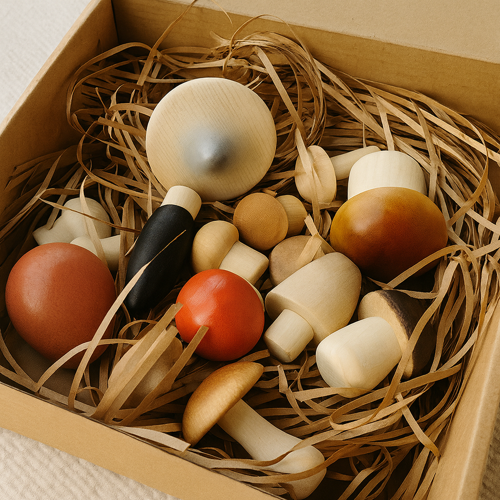 Nature Play Essentials – Wooden Parts Set