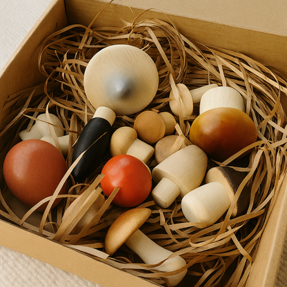 Nature Play Essentials – Wooden Parts Set