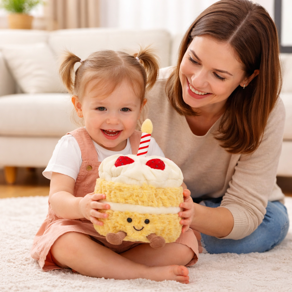 Kawaii cake buddies plush toys for toddlers — CC's Sensory Play Australia