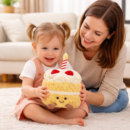 Kawaii cake buddies plush toys for toddlers — CC's Sensory Play Australia