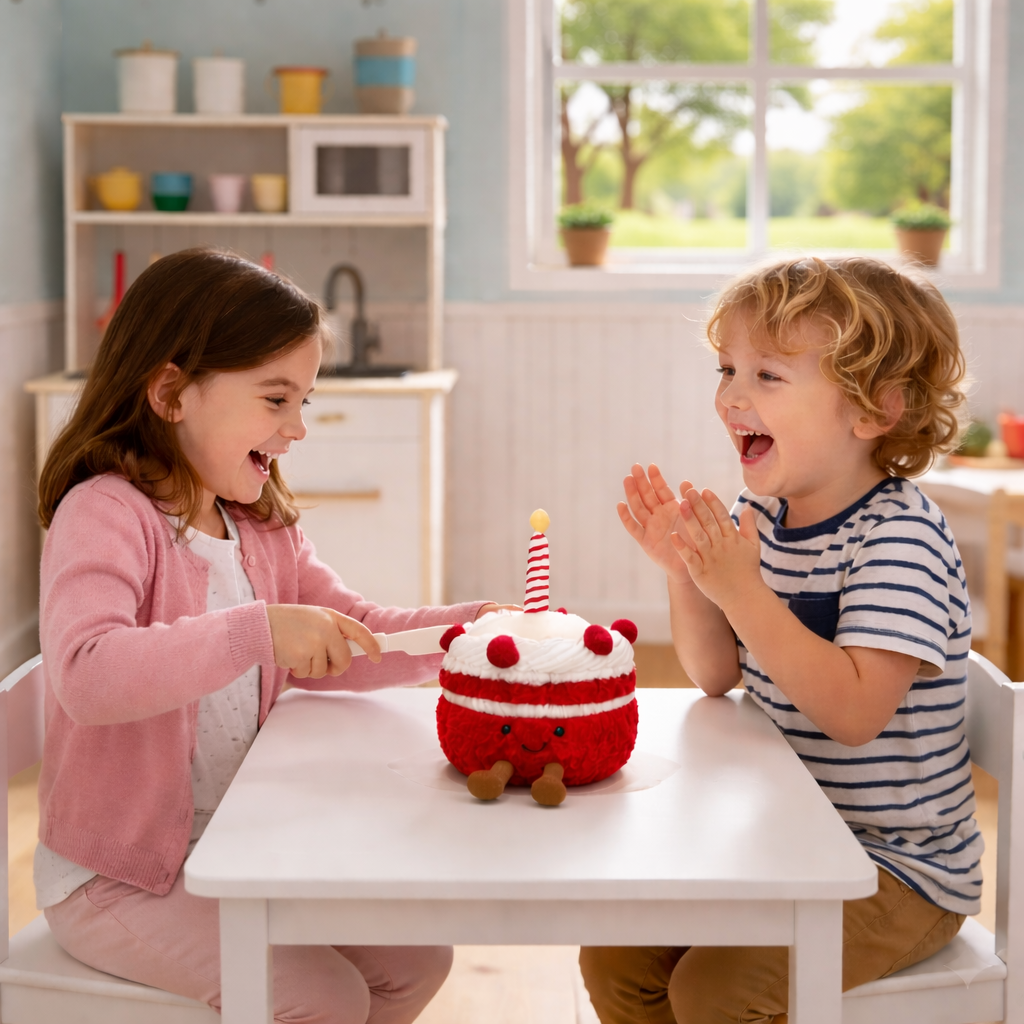 Kawaii cake buddies plush toys for toddlers — CC's Sensory Play Australia