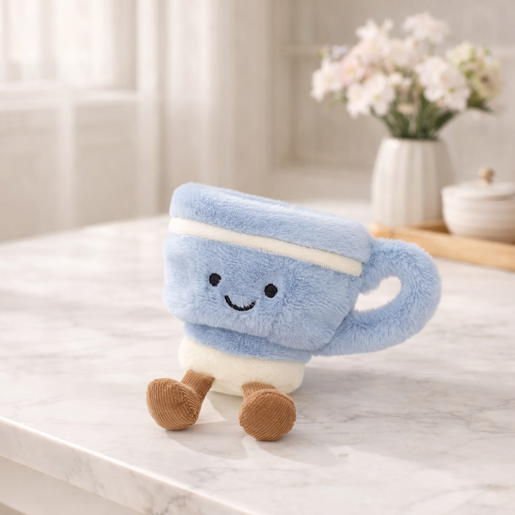 Kawaii teapot party buddies plush toys for toddlers — CC's Sensory Play Australia