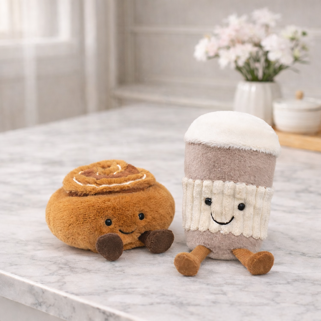 Kawaii teapot party buddies plush toys for toddlers — CC's Sensory Play Australia