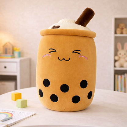 Giant boba drink buddy plush toy for kids — CC's Sensory Play Australia