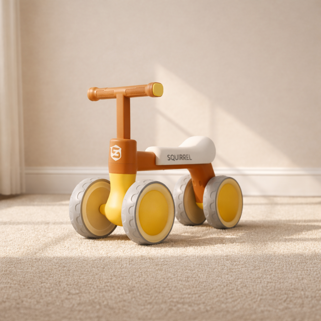 Four-wheel balance glide bike for toddlers outdoor play — CC's Sensory Play Australia