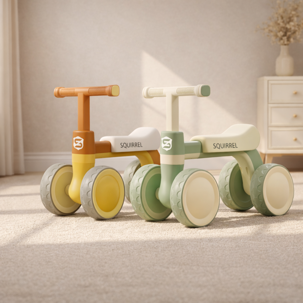 Four-wheel balance glide bike for toddlers outdoor play — CC's Sensory Play Australia