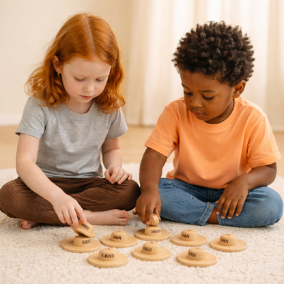Montessori wooden sorting trays for sensory play — CC's Sensory Play Australia