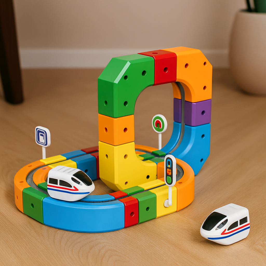 Rail Builder – 3D Train Track & STEM Cube Set