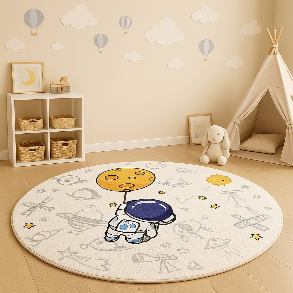Round washable kids play mat for babies and toddlers — CC's Sensory Play Australia