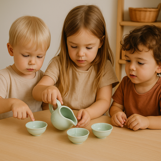 Montessori Pouring & Transferring Set – Practical Life Activity