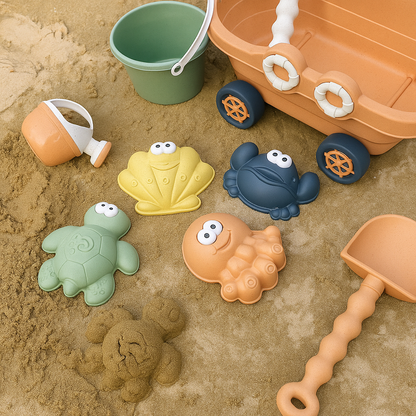 Beach sand truck and digger play set for kids outdoor play — CC's Sensory Play Australia