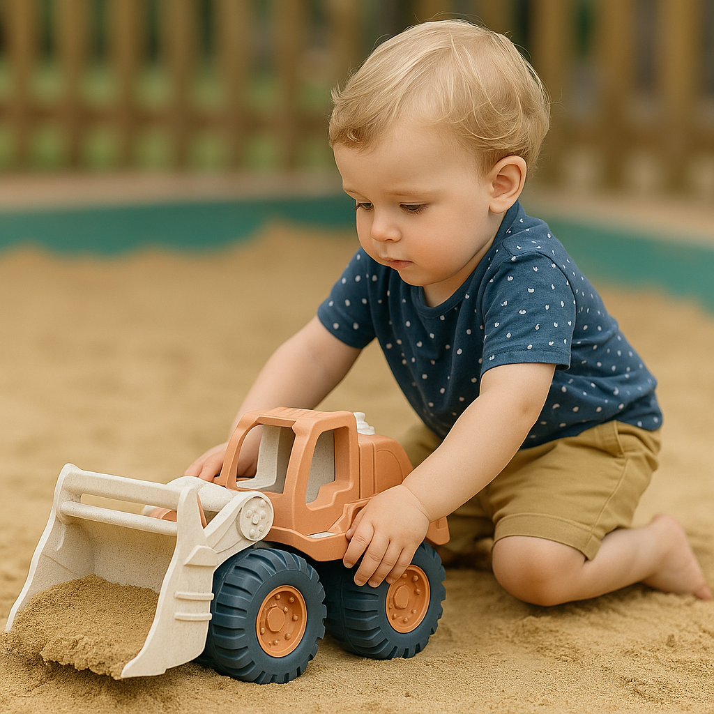 Beach sand truck and digger play set for kids outdoor play — CC's Sensory Play Australia