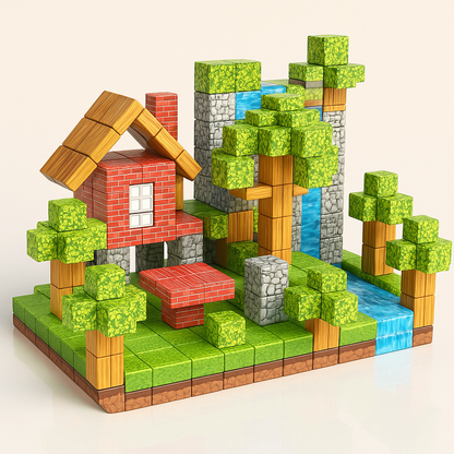 MagConstruct 100 piece magnetic building blocks STEM set for kids — CC's Sensory Play Australia