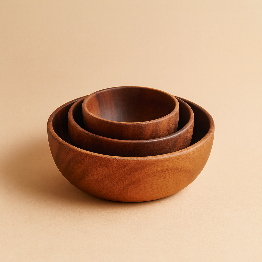 Montessori wooden sorting bowls for sensory play — CC's Sensory Play Australia