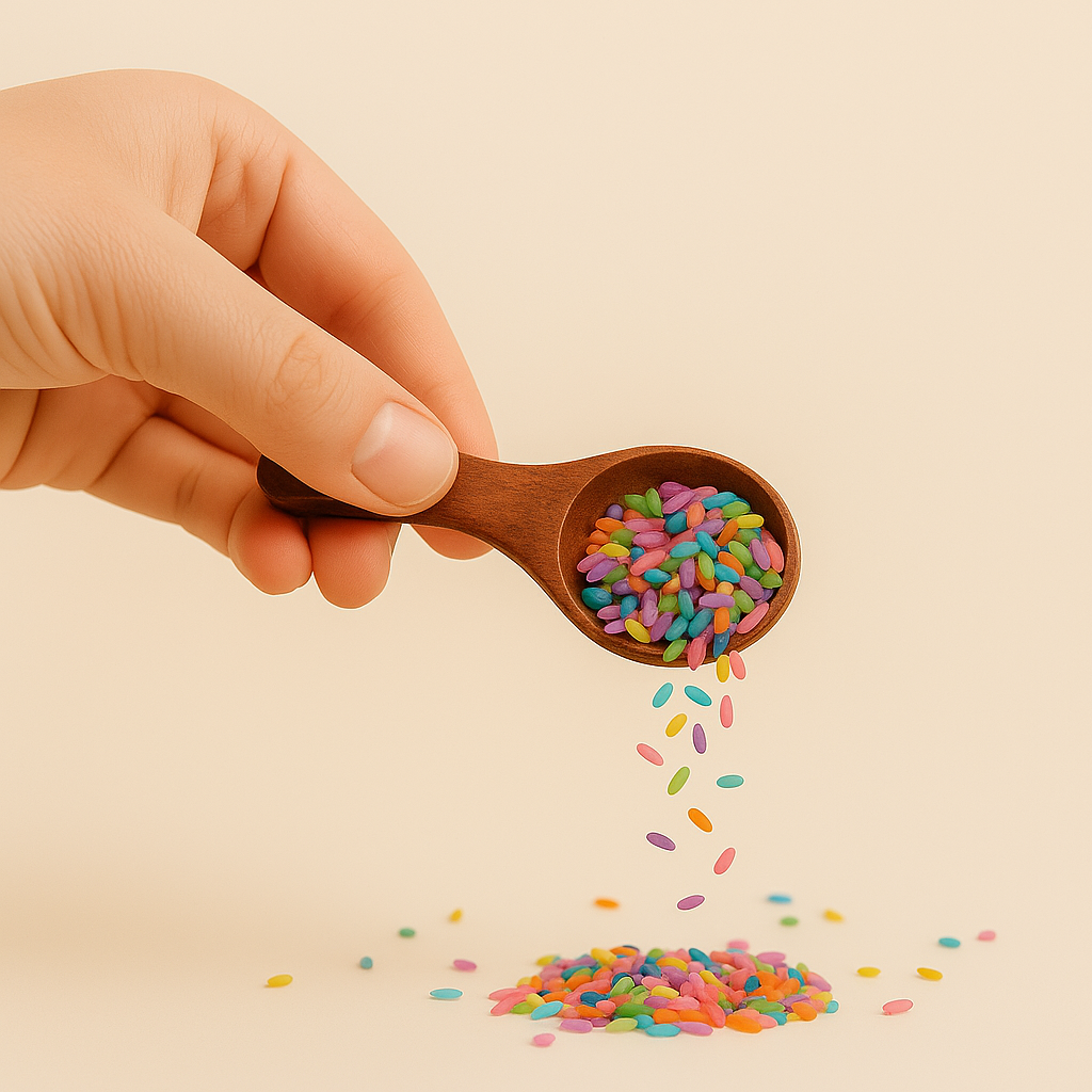 Montessori wooden scoop sensory tools for toddlers — CC's Sensory Play Australia