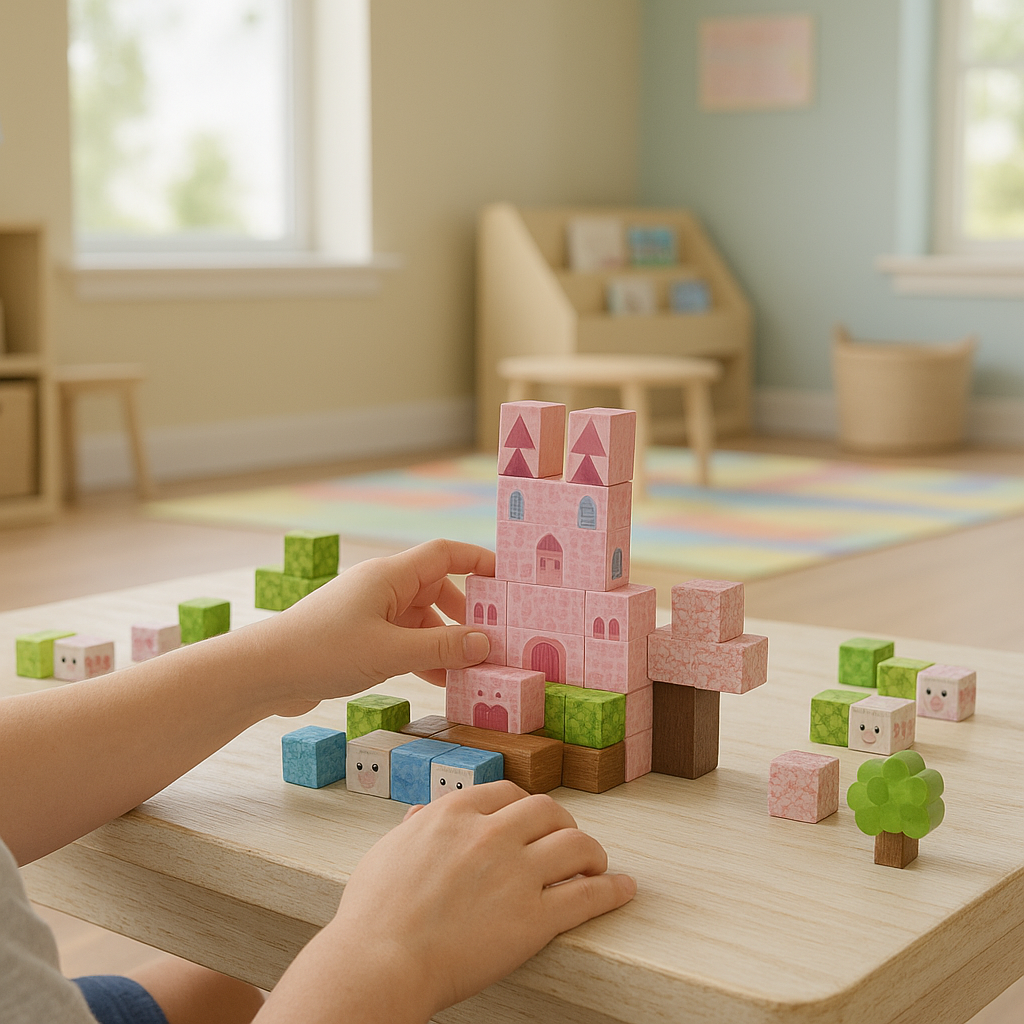 Montessori STEM magnetic building blocks set for kids — CC's Sensory Play Australia