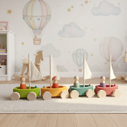 Montessori wooden play set for toddlers fine motor learning — CC's Sensory Play Australia