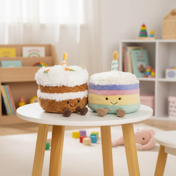 Kawaii cake buddies plush toys for toddlers — CC's Sensory Play Australia