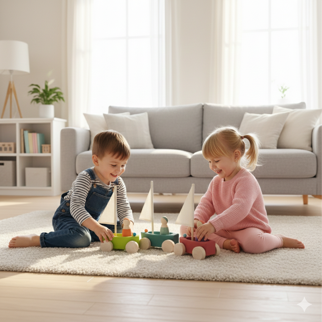 Montessori wooden play set for toddlers fine motor learning — CC's Sensory Play Australia