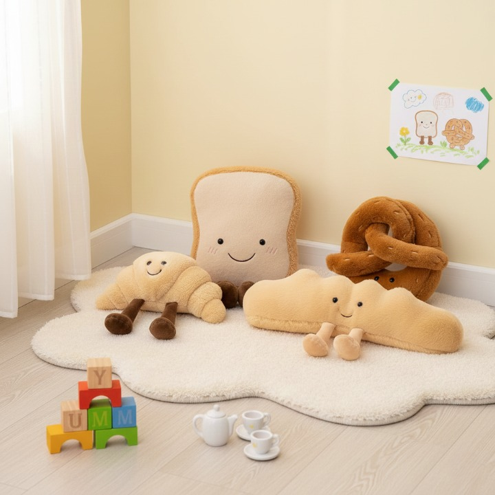 Bakery buddies kawaii plush toys for toddlers — CC's Sensory Play Australia