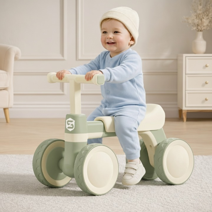 Four-wheel balance glide bike for toddlers outdoor play — CC's Sensory Play Australia