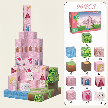 Montessori STEM magnetic building blocks set for kids — CC's Sensory Play Australia