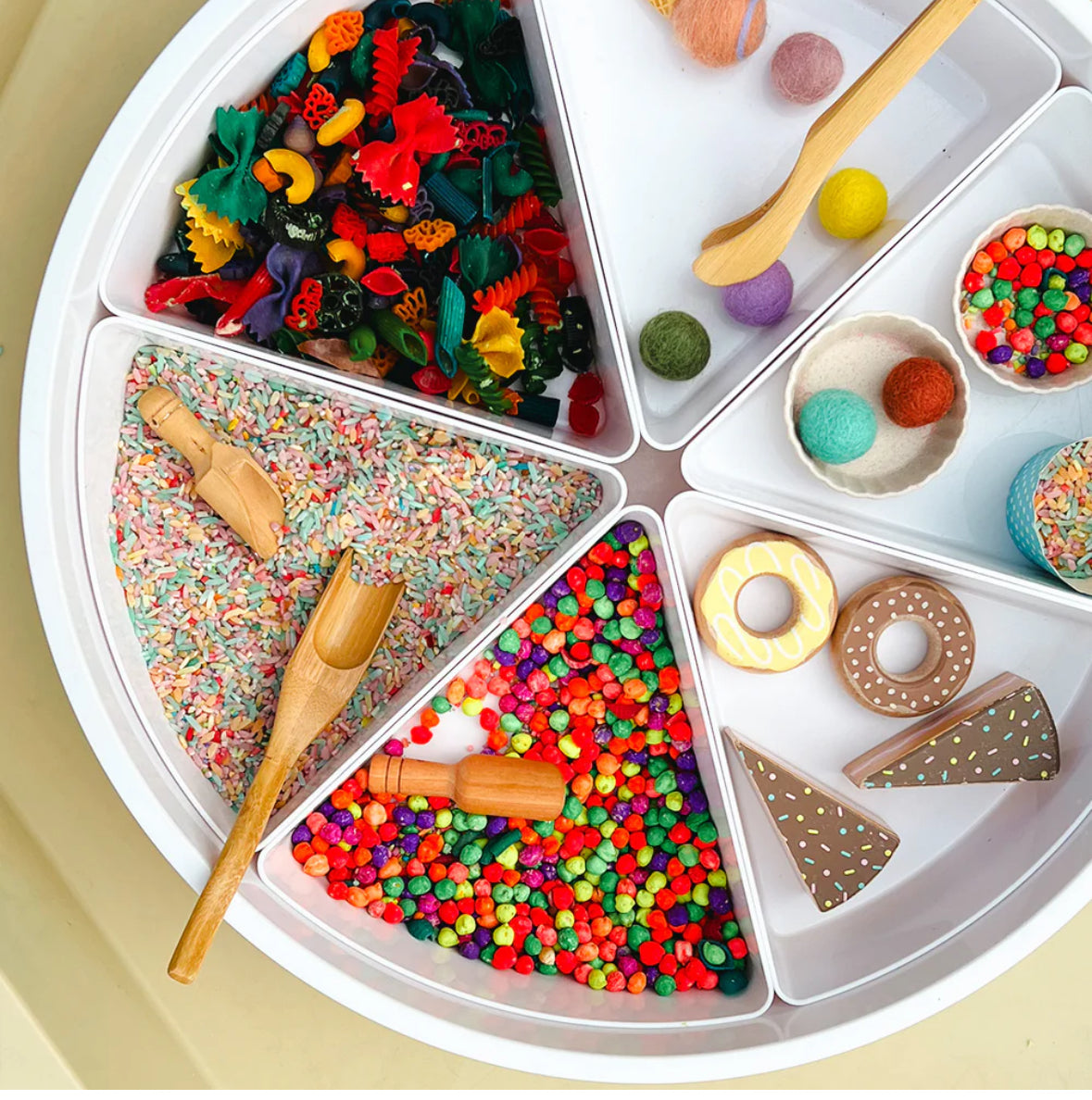 CC's Sensory Play Tray with removable sections for sensory play — Australia