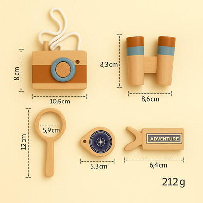 Little Explore's Wooden Adventure Play Set