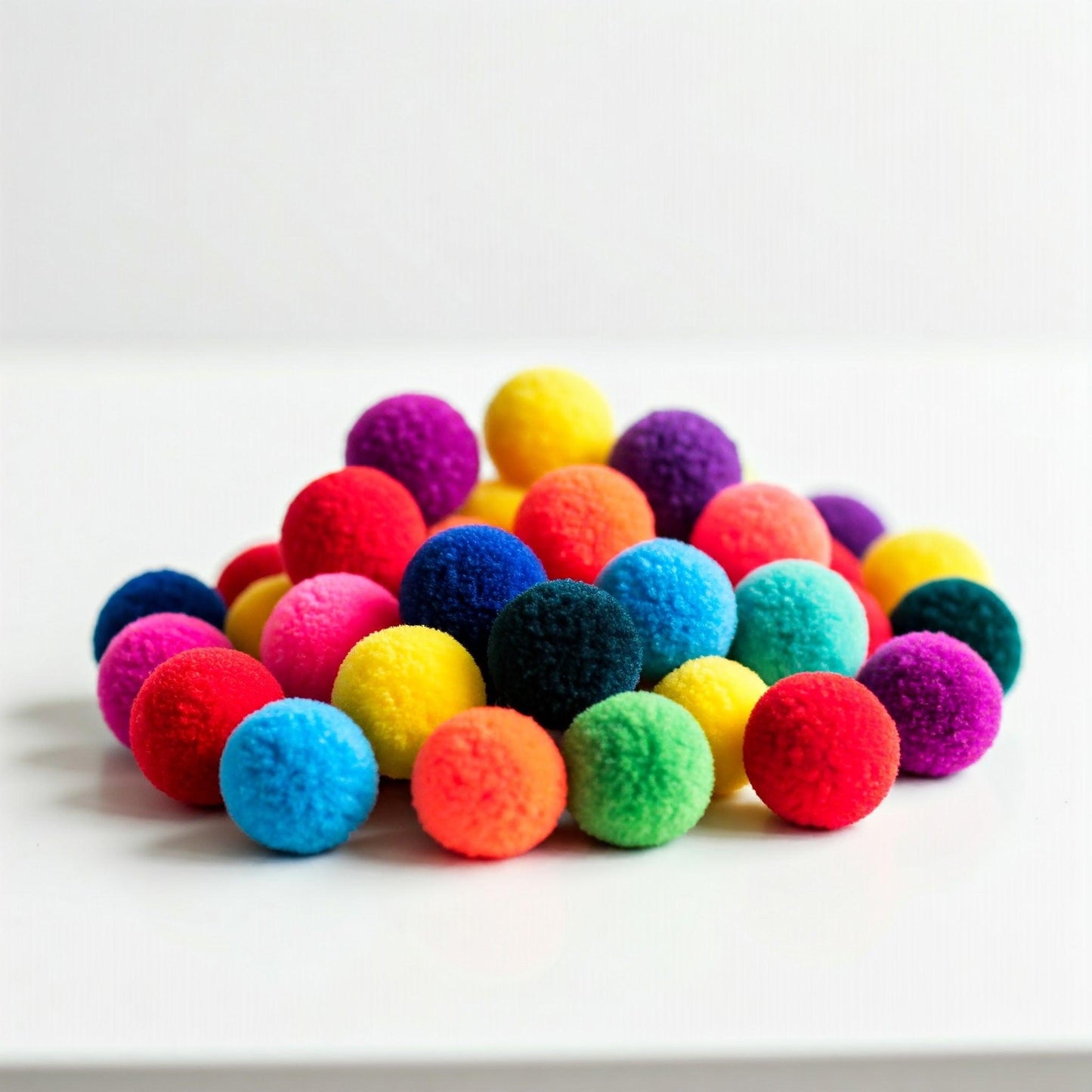 Rainbow Pom Pom Counting & Sorting Set