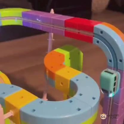 Rail Builder – 3D Train Track & STEM Cube Set